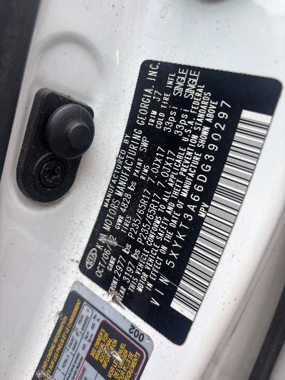 2013 Kia Sorento Location - Imports - Row 4 - Stock # H54159