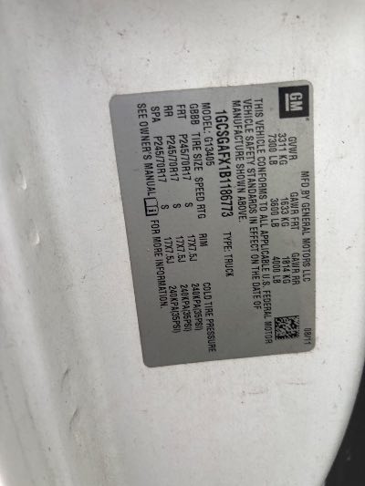 2011 Chevrolet Express 1500 Location - Large Trucks & Vans - Row 48 - Stock # H54059