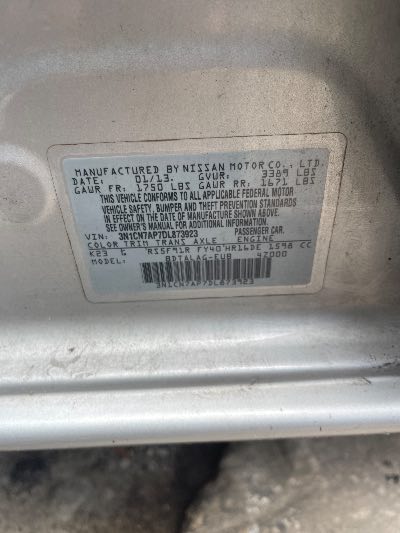 2013 Nissan Versa Location - Imports - Row 7 - Stock # H54167