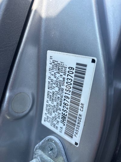 2001 Honda Civic Location - Imports - Row 11 - Stock # H54209