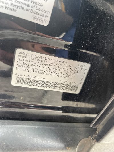 2007 Volkswagen Passat Wagon Location - Imports - Row 8 - Stock # H54248