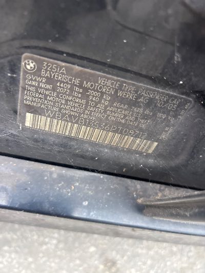 2006 BMW 3-Series Location - Imports - Row 9 - Stock # H54272