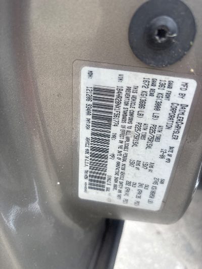 2001 Dodge Durango Location - Chrysler - Row 41 - Stock # H54276