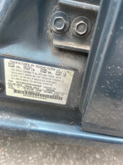 2002 Nissan Sentra Location - Imports - Row 10 - Stock # H54245