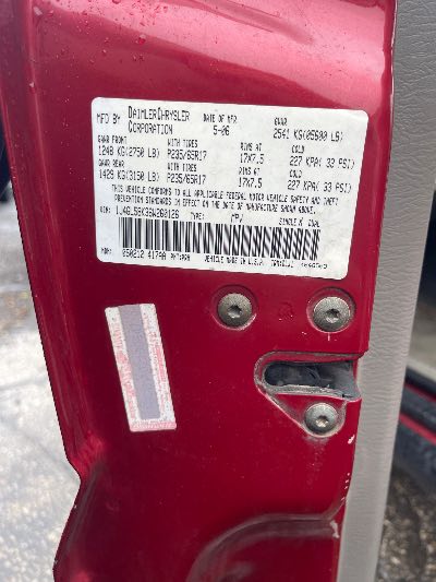 2006 Jeep Liberty Location - Chrysler - Row 41 - Stock # H54339