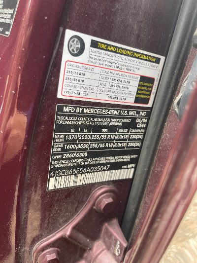2006 Mercedes-Benz R-Class Location - Imports - Row 15 - Stock # H54345
