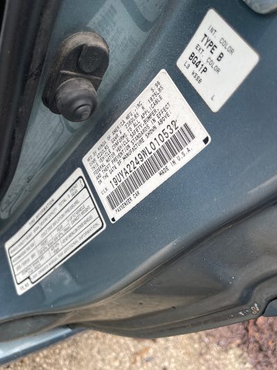 1998 Acura CL Location - Imports - Row 13 - Stock # H54266