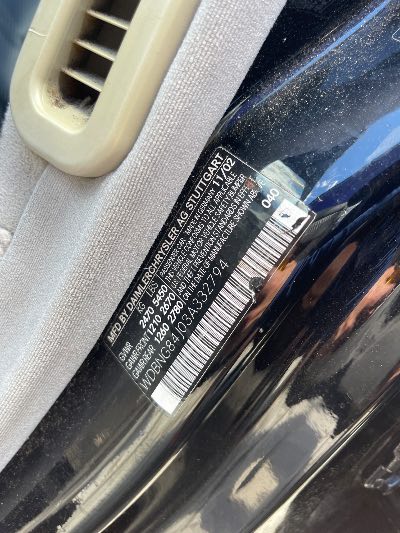 2003 Mercedes-Benz S-Class Location - Imports - Row 15 - Stock # H54364