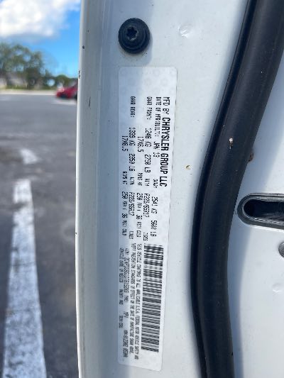 2013 Dodge Journey Location - Chrysler - Row 42 - Stock # H54404