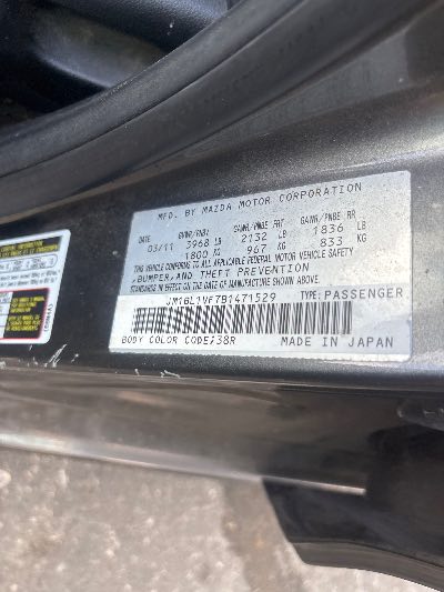 2011 Mazda MAZDA3 Location - Imports - Row 22 - Stock # H54569
